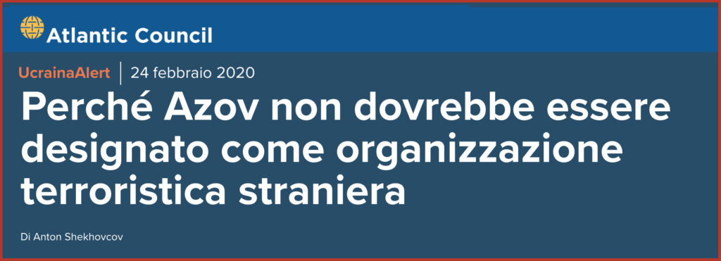 Why Azov should not be designated a foreign terrorist organization