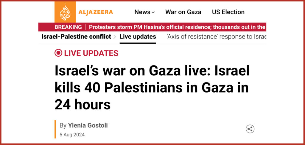 Israel’s war on Gaza live: Israel kills 40 Palestinians in Gaza in 24 hours