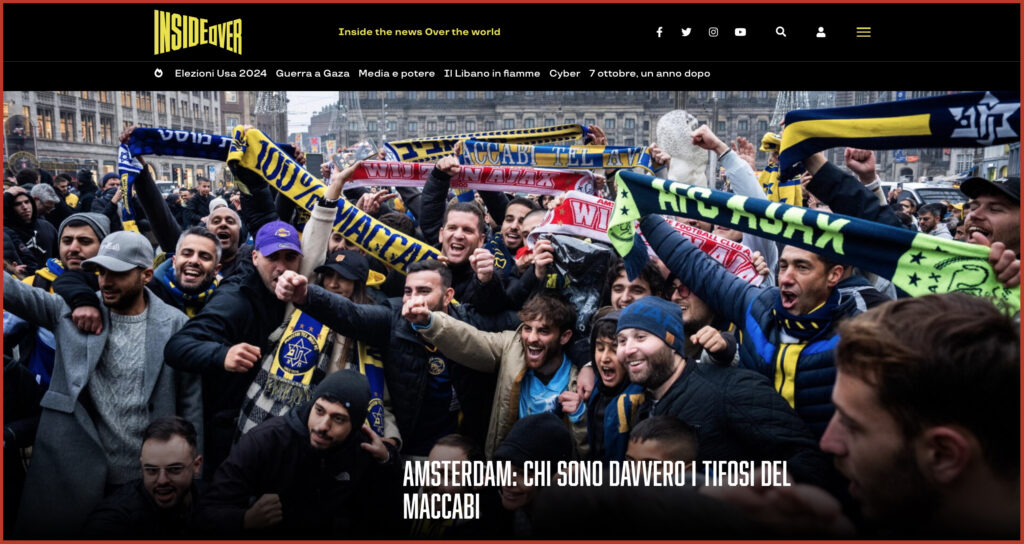 Amsterdam: chi sono davvero i tifosi del Maccabi