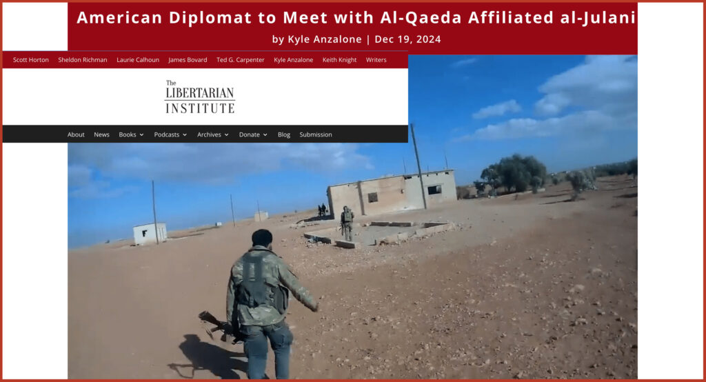 American Diplomat to Meet with Al-Qaeda Affiliated al-Julani