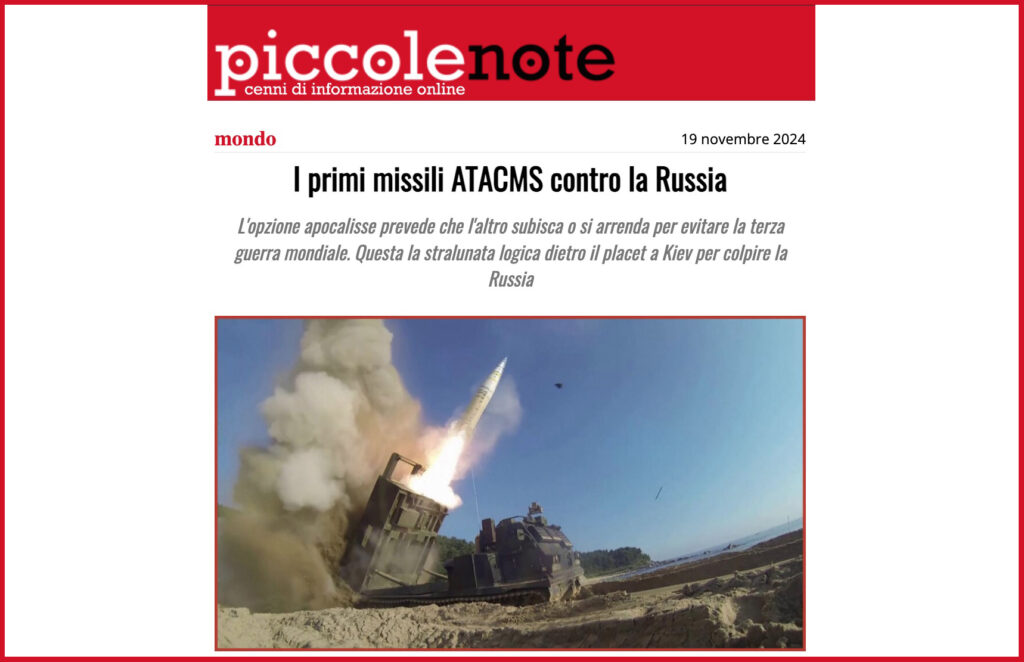 https://www.piccolenote.it/mondo/i-primi-missili-atacms-contro-la-russia