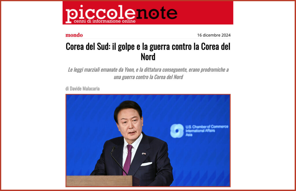 Corea del Sud: il golpe e la guerra contro la Corea del Nord