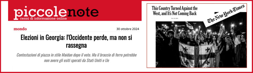 Elezioni in Georgia: l'Occidente perde, ma non si rassegna