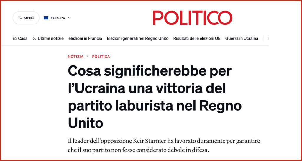 Cosa significherebbe per l’Ucraina una vittoria del partito laburista nel Regno Unito