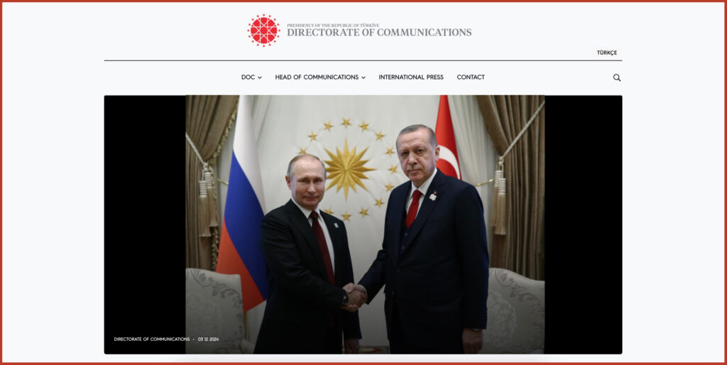 President Erdoğan, President Putin of Russia talk over phone