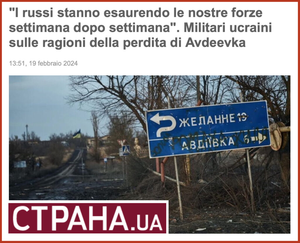 "I russi stanno esaurendo le nostre forze settimana dopo settimana". Militari ucraini sulle ragioni della perdita di Avdeevka