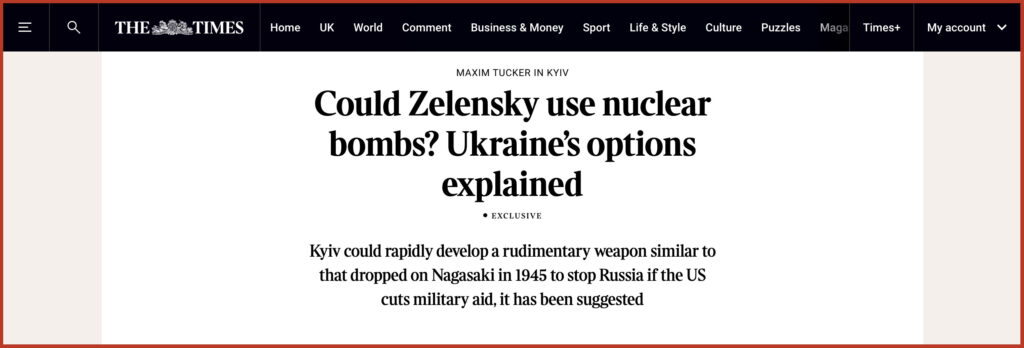 Could Zelensky use nuclear bombs? Ukraine’s options explained