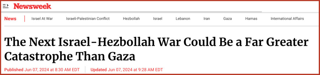 The Next Israel-Hezbollah War Could Be a Far Greater Catastrophe Than Gaza