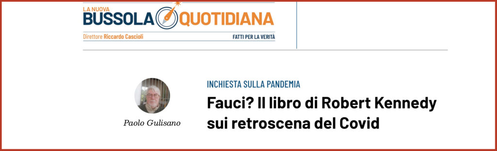 Fauci? Il libro di Robert Kennedy sui retroscena del Covid