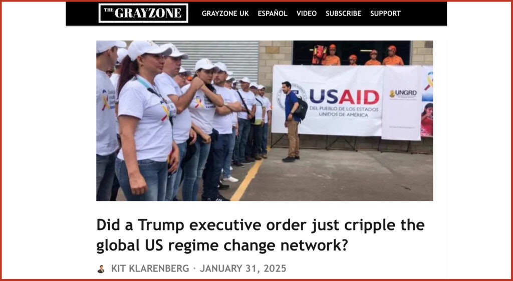 Did a Trump executive order just cripple the global US regime change network?