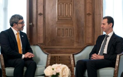 Abdullah bin Zayed e assad. Passi distensivi nel mondo arabo. E nuove misure contro la Siria