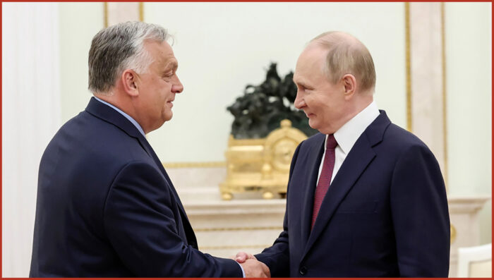 Orbán da Putin e il suo grido di allarme su Newsweek