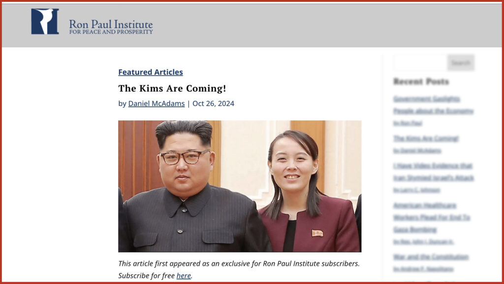 The Kims Are Coming!