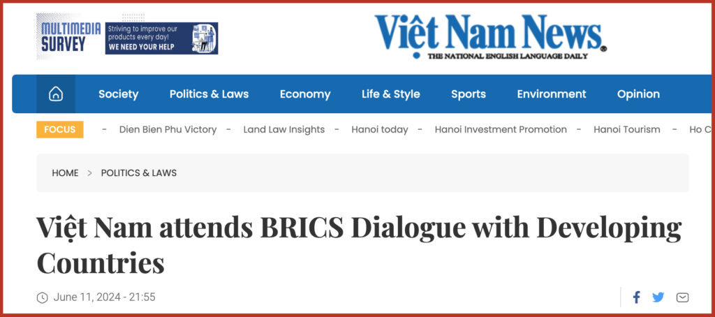 Việt Nam attends BRICS Dialogue with Developing Countries