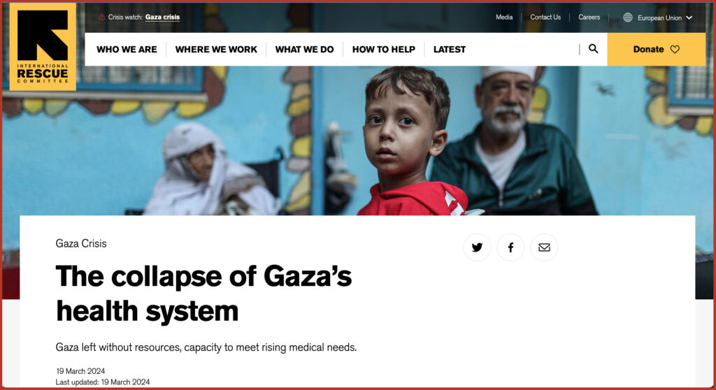 The collapse of Gaza’s health system