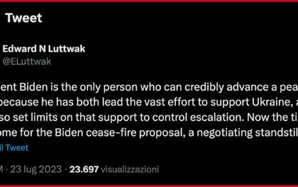 Il tweet di Luttwak