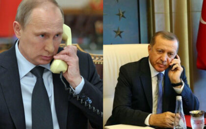 Putin e Erdogan al telefono. Erdogan non muore e riceve la telefonata di Putin