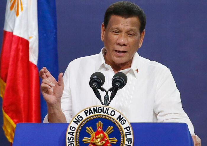Duterte: le Filippine non faranno guerra alla Cina