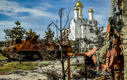 Rovine di guerra in Ucraina. Ucraina: una guerra di confine, come altre della storia, ma...