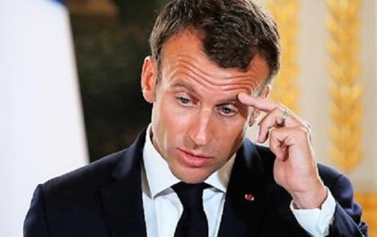 emmanuel macron, Macron è ingiallito